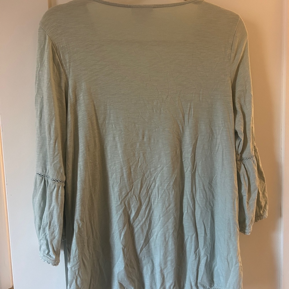 JJill Small Women's Light Green Top